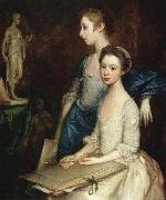 Thomas Gainsborough, The Artist Daughters, Molly and Peggy